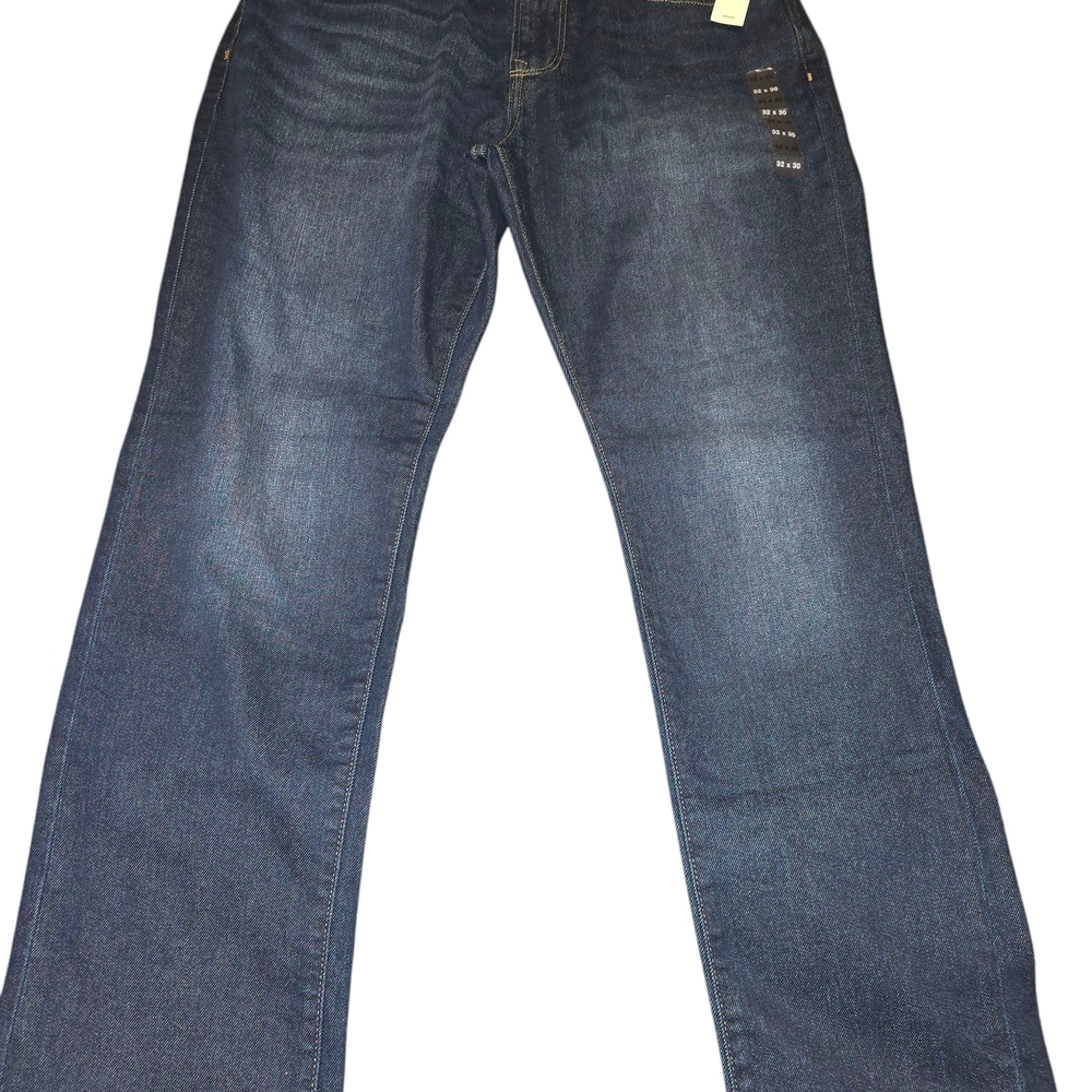 New Mens GAP Athletic Slim Denim Blue Jeans Size 32/30
